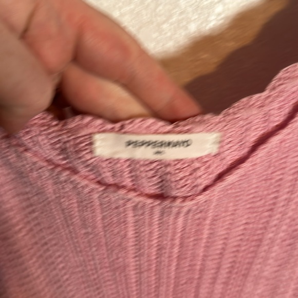 Peppermayo Knit Striped Maxi Dress Size Medium/Large - Picture 7 of 12